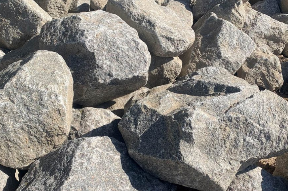 JSJ Gray Granite Boulders